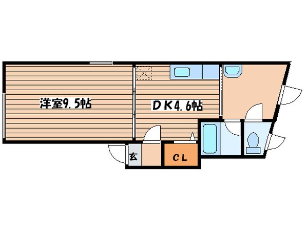 ＥＡＳＴ１１の物件間取画像